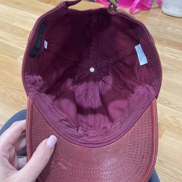 J. Crew Leather Baseball Cap main image 4